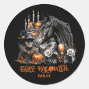 Search for spooky candle stickers Jack o lantern
