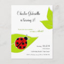 Search for ladybugs 4x5 invitations Kids