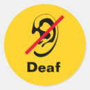 Search for deaf stickers Hard of hearing