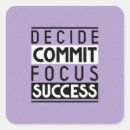 Recherche de but autocollants Citation inspirante