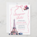 Recherche de french baby shower invitations Arc rose