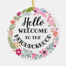 Search for real estate agent ornaments New house