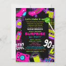 Search for 90s invitations Neon
