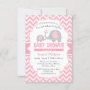 Search for pink and grey elephant baby shower invitations Mother to be