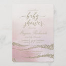 Recherche de blush invite baby shower baby shower invitations Feuille d'or