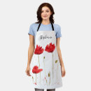 Recherche de poppy aprons Rouge