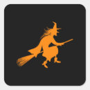 Search for witch silhouette stickers Full moon