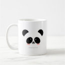 Search for black and white panda mugs Kawaii