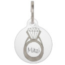 Search for diamond pet tags Bling