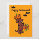 Search for dachshund halloween cards Cute