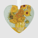 Search for sunflowers ornaments Vincent van gogh
