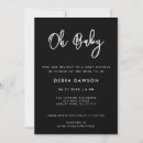 Recherche de oh baby invitations Typographie