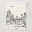 Search for pen and ink drawing postcards Travel