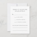 Search for dietary restrictions wedding rsvp cards Black and white