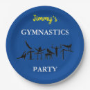 Search for gymnastics party plates Birthday