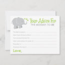 Search for baby shower advice cards Modern