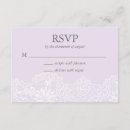 Recherche de dentelle lavande invitations Rsvp