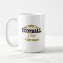 Search for football dad mugs Black