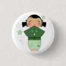 Recherche de poupée de kokeshi badges Kimono