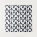 Search for creepy tapestries Skull