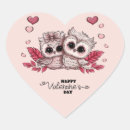 Search for cute owl cartoon stickers Nature