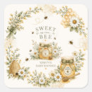 Search for daisy baby shower stickers Sweet as can bee
