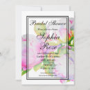 Search for peony bridal shower invitations White