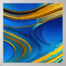 Search for gold wave posters Modern