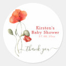 Search for watercolor poppies stickers Thank you