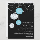 Search for paper lanterns invitations Blue