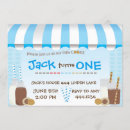 Search for milk and cookies invitations Boy