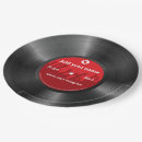 Recherche de disque vinyle assiettes en papier Rétro