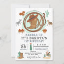 Search for horse 1st birthday invitations Wild west