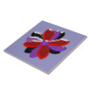 Search for black daisy tiles Purple
