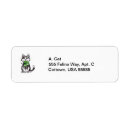 Search for tuxedo cat return address labels Animal