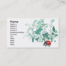 Search for ladybug business cards Natural