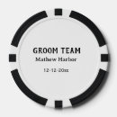 Recherche de mariés jetons poker Calligraphie typographie élégante