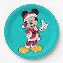 Recherche de mickey mouse paper assiettes Noël