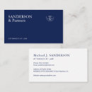 Search for law firm business cards Scales of justice
