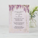 Search for wisteria wedding invitations Lavender