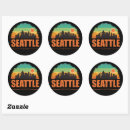 Search for city of seattle stickers Retro