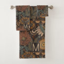 Search for green leaves bath towels Jungle