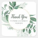Search for hunter wedding stickers Green and white