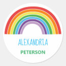 Search for rainbow coloured stickers Fun