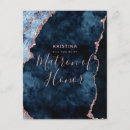 Recherche de rose rose bleu marine invitations Feuille d'or rose