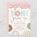 Search for doughnut grow up invitations Sweet doughnuts