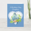 Search for daughter from mother birthday cards Watercolor