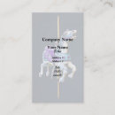 Recherche de manège cartes visite Cheval de carrousel