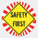 Recherche de signes de sécurité autocollants Trafic