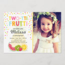 Search for tutti frutti birthday invitations Fruit party